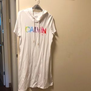 Calvin Klein Dress w/ Hood Size Large